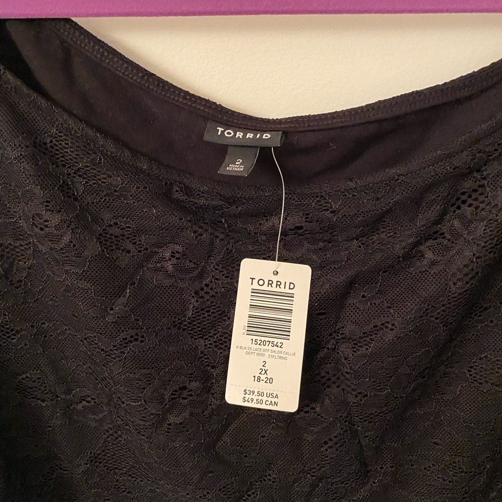 Torrid one shoulder top - Picture 4 of 4